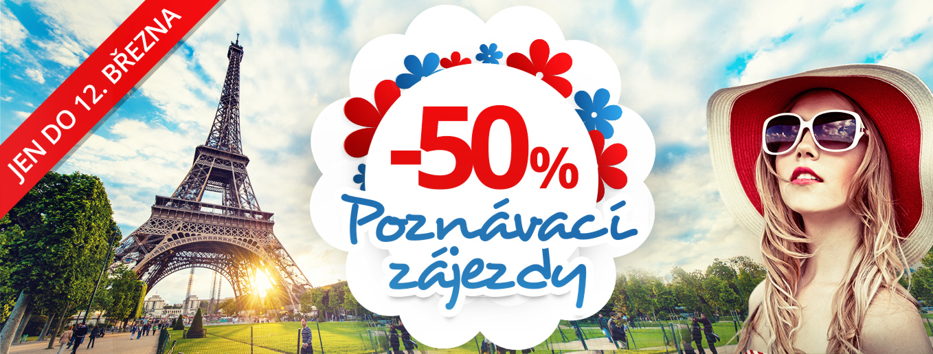 Mezinárodní den žen - poznávací zájezdy -50%